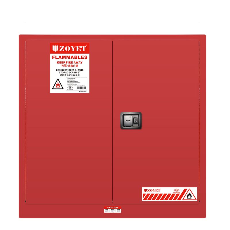 FM可燃物安全柜 (30加仑/114升 )双门，自动关门