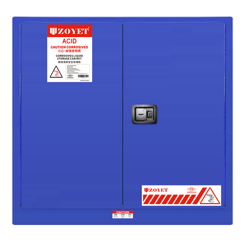FM腐蚀品安全柜（23加仑/87升）双门，自动关门