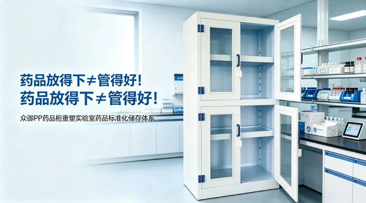 药品放得下≠管得好！众御PP药品柜重塑实验室药品标准化储存体系